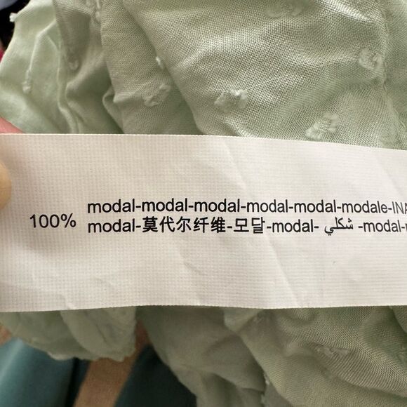 ZARA SWISS DOT RUFFLED BLOUSE - Picture 2 of 2